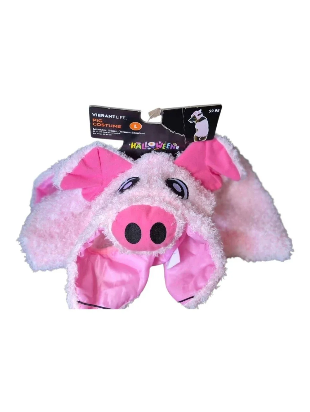 Bright Pink Textured Zipper Vest For Medium/Lg Dog